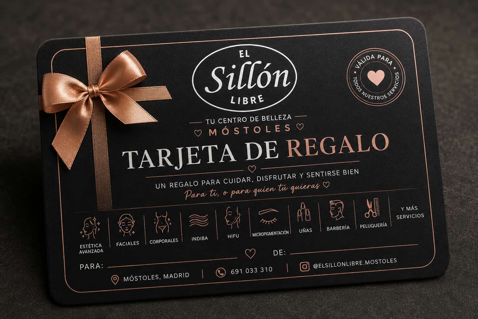 Tarjeta regalo de El Sillón Libre Móstoles